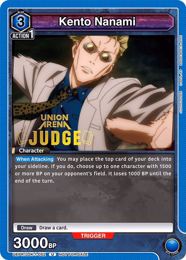 Kento Nanami (052) (Judge Pack) - Uncommon (UEPR/JJK-1-052)