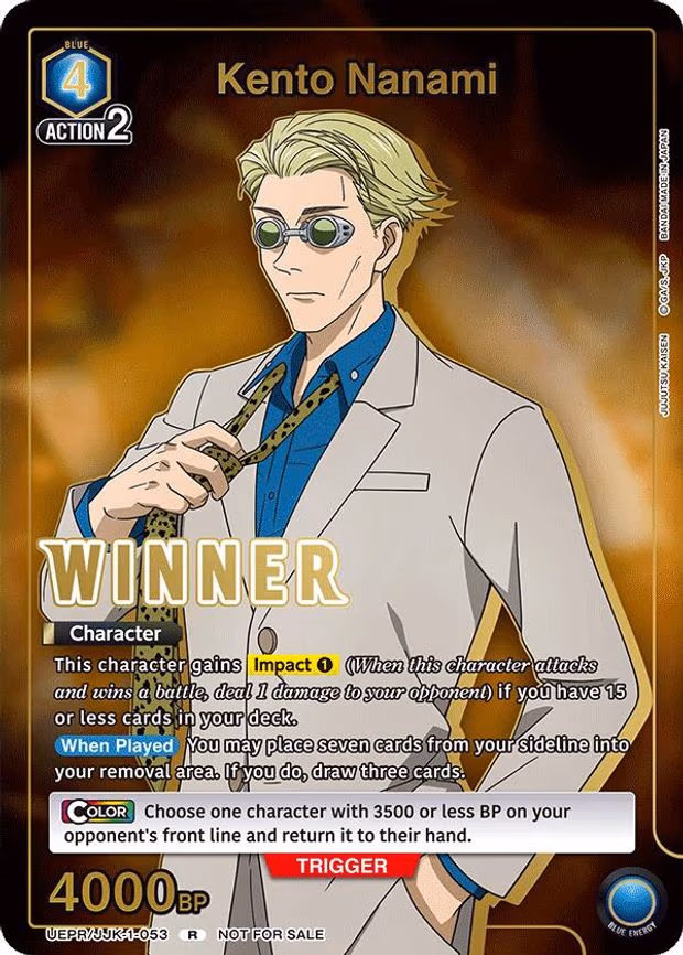Kento Nanami (Winner) - Rare (UEPR/JJK-1-053)