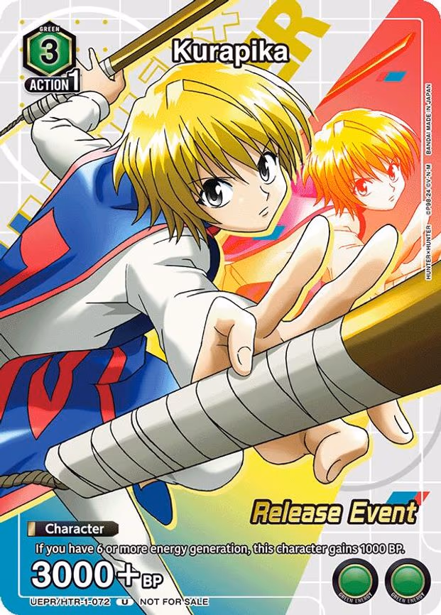 Kurapika (Release Event Participation) - Uncommon (UEPR/HTR-1-072)