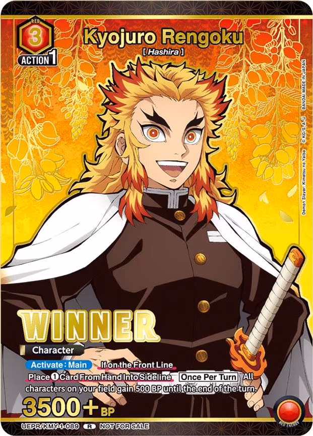 Kyojuro Rengoku (Winner) - Rare (UEPR/KMY-1-089)