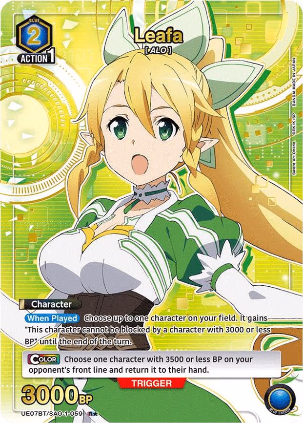 Leafa (059) (R - Rare 1-Star (UE07BT/SAO-1-059)