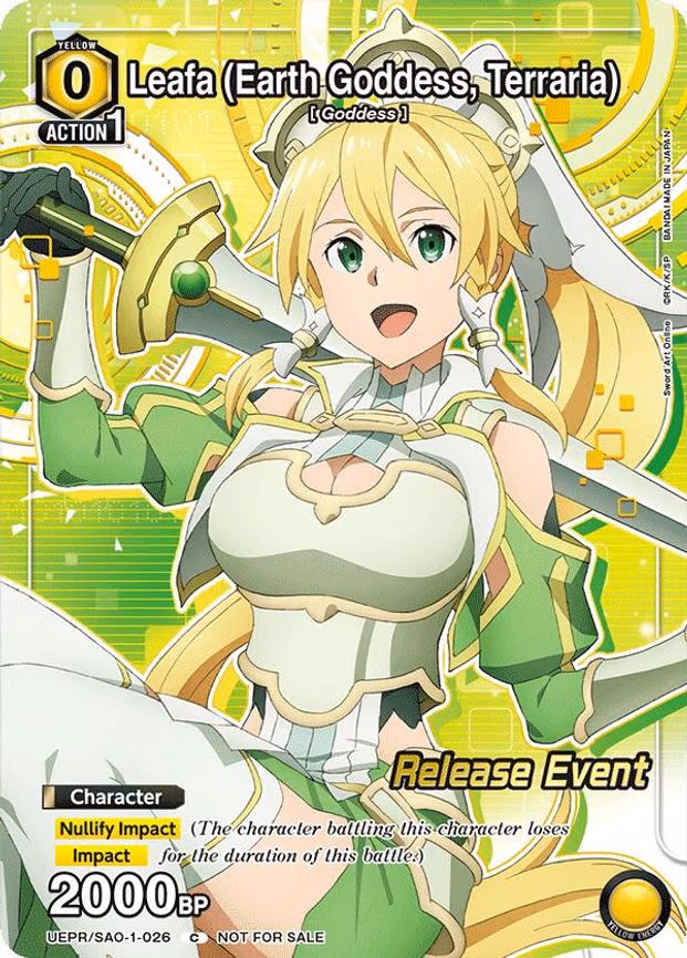 Leafa (Earth Goddess, Terraria) (026) (Release Event Participation) - Common (UE07BT/SAO-1-026)