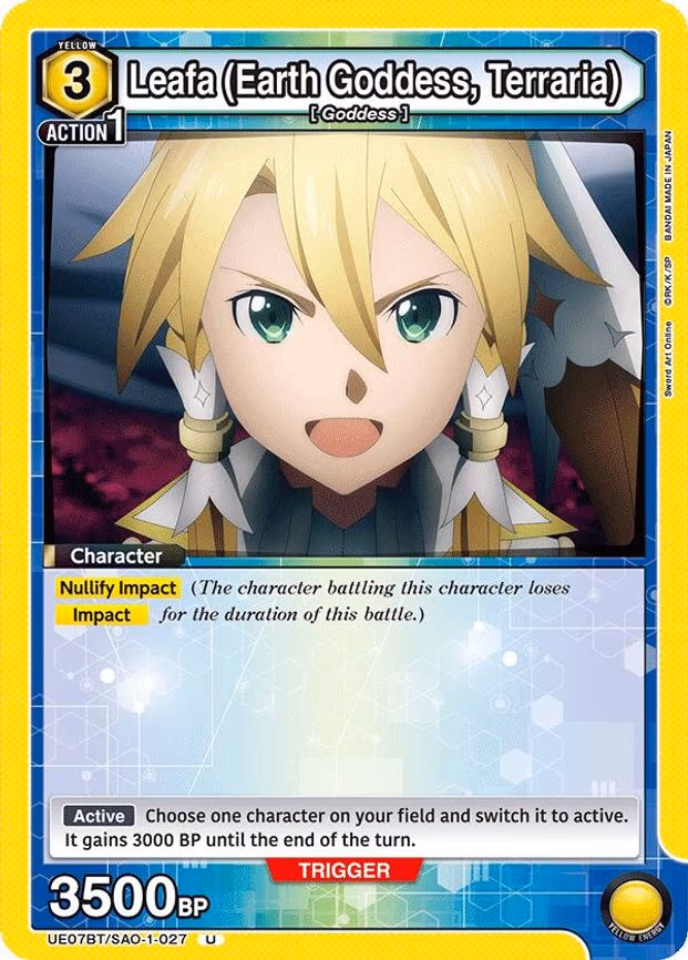 Leafa (Earth Goddess, Terraria) - Uncommon (UE07BT/SAO-1-027)