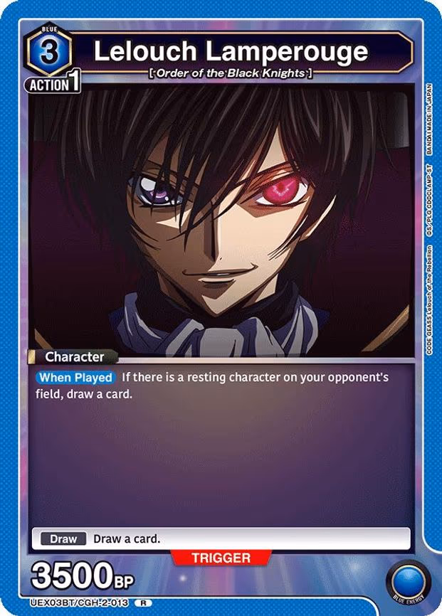 Lelouch Lamperouge - Rare (UEX03BT/CGH-2-013)