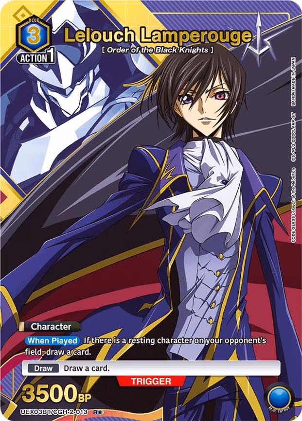 Lelouch Lamperouge (013) (R - Rare 1-Star (UEX03BT/CGH-2-013)