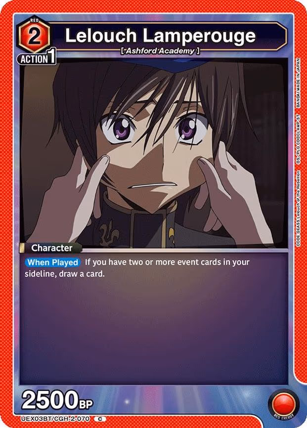 Lelouch Lamperouge - Common (UEX03BT/CGH-2-070)