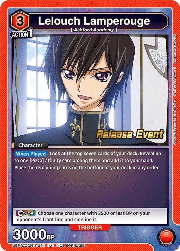 Lelouch Lamperouge - Uncommon (UEPR/CGH-1-091)