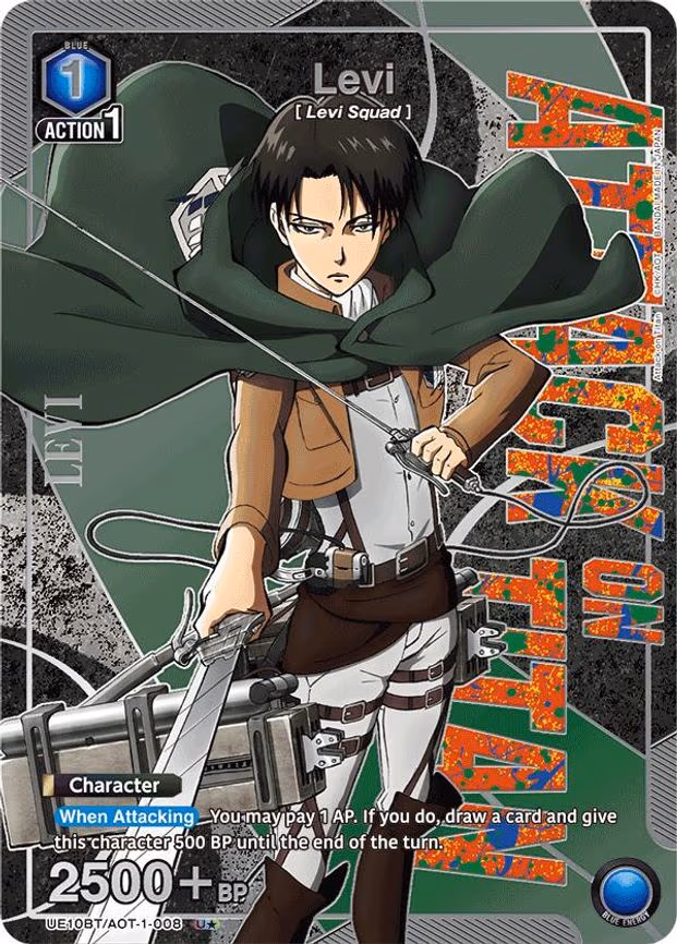 Levi (008) (U - Uncommon 1-Star (UE10BT/AOT-1-008)
