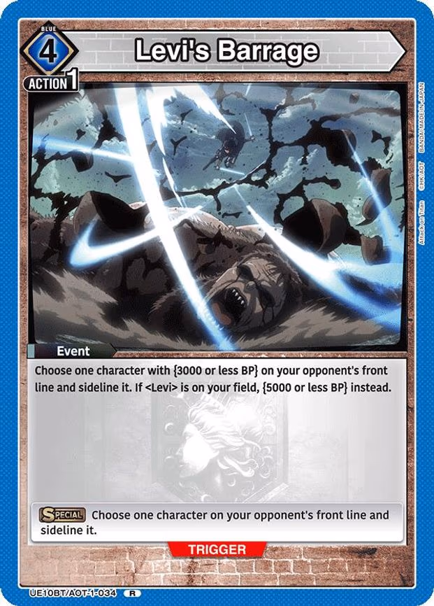 Levi's Barrage - Rare (UE10BT/AOT-1-034)