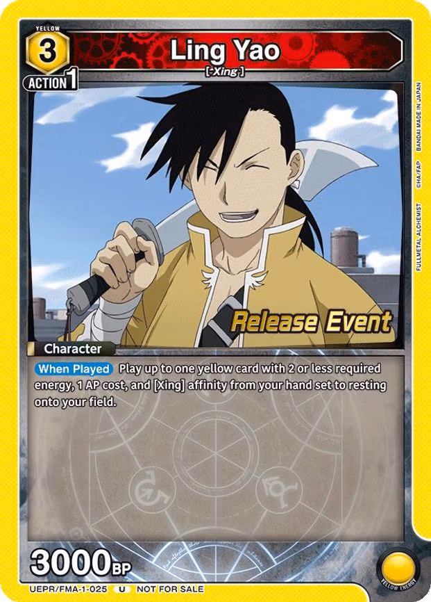 Ling Yao - Uncommon (UEPR/FMA-1-025)