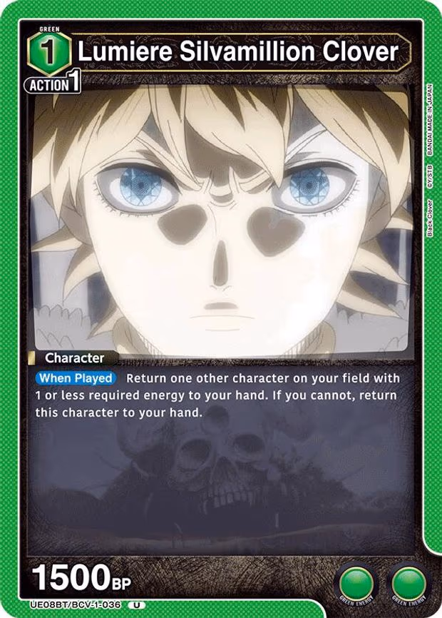 Lumiere Silvamillion Clover - Uncommon (UE08BT/BCV-1-036)