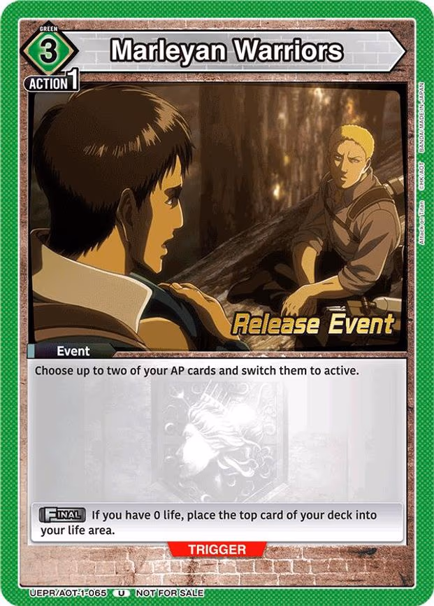 Marleyan Warriors - Uncommon (UEPR/AOT-1-065)