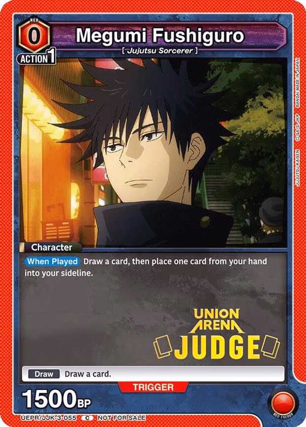 Megumi Fushiguro (055) (Judge Pack) - Common (UEPR/JJK-3-055)