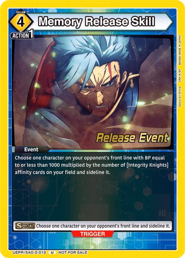 Memory Release Skill - Uncommon (UEPR/SAO-2-013)