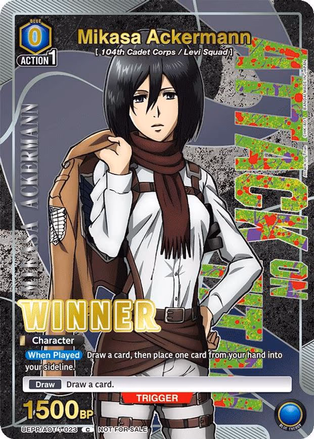 Mikasa Ackermann (Winner) - Common (UEPR/AOT-1-023)