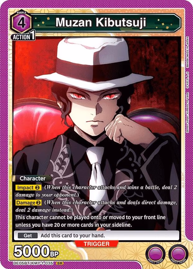 Muzan Kibutsuji - Super Rare (UE05BT/KMY-1-035)