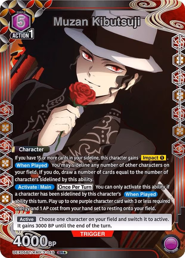 Muzan Kibutsuji (SR - Super Rare 1-Star (UEX05BT/KMY-3-049)