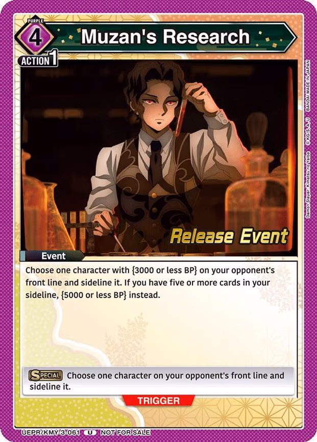 Muzan's Research - Uncommon (UEPR/KMY-3-061)