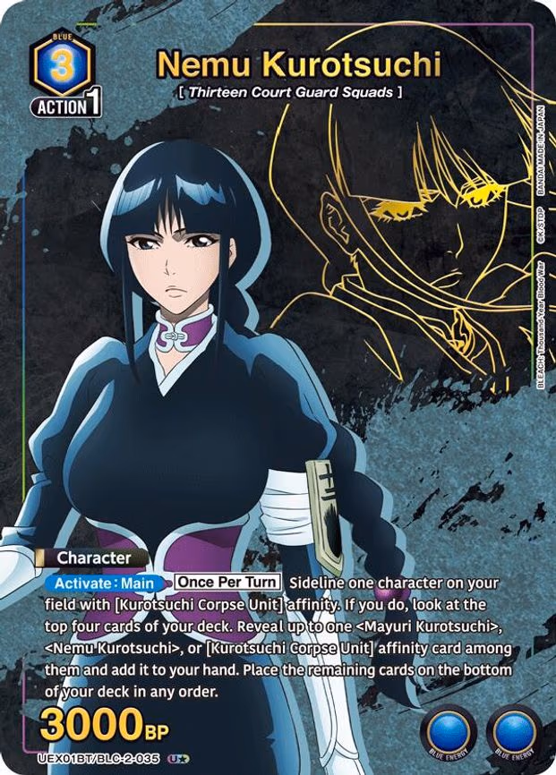 Nemu Kurotsuchi (U - Uncommon 1-Star (UEX01BT/BLC-2-035)