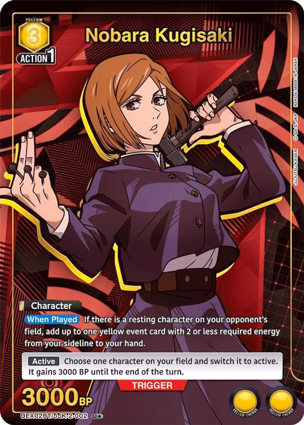 Nobara Kugisaki (002) (U - Uncommon 1-Star (UEX02BT/JJK-2-002)