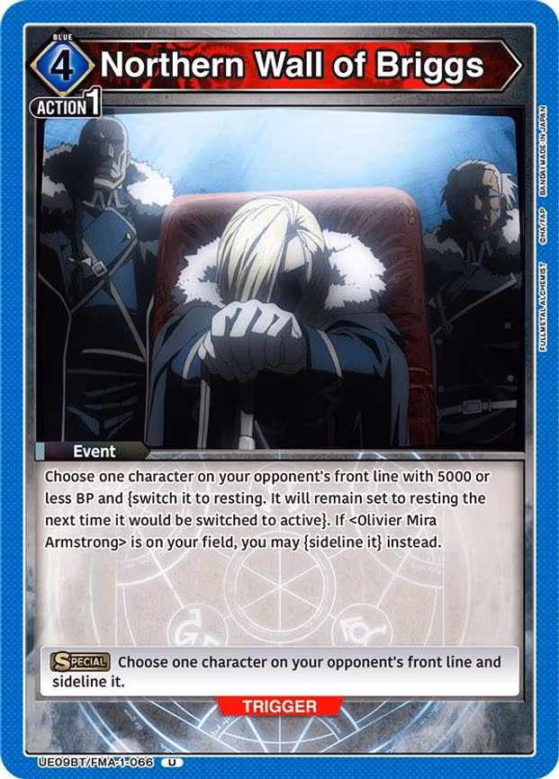 Northern Wall of Briggs - Uncommon (UE09BT/FMA-1-066)