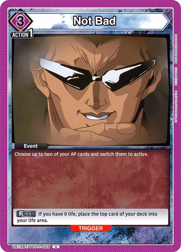 Not Bad - Uncommon (UE13BT/YYH-1-033)