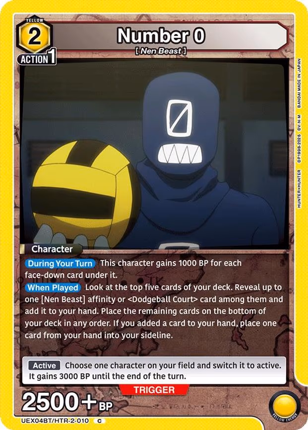 Number 0 - Common (UEX04BT/HTR-2-010)