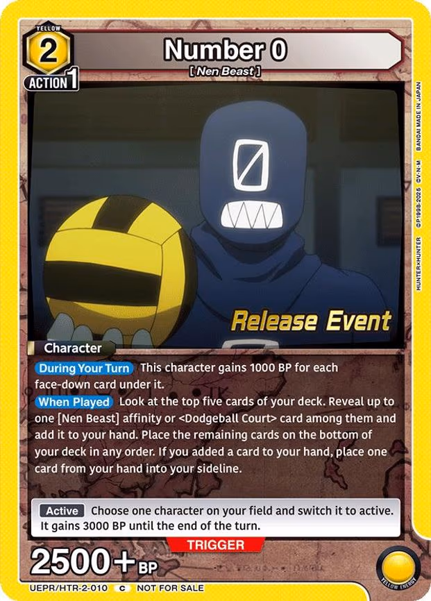 Number 0 - Common (UEPR/HTR-2-010)