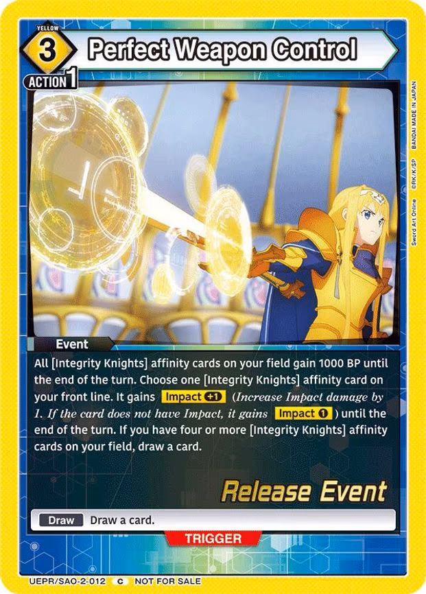 Perfect Weapon Control - Common (UEPR/SAO-2-012)