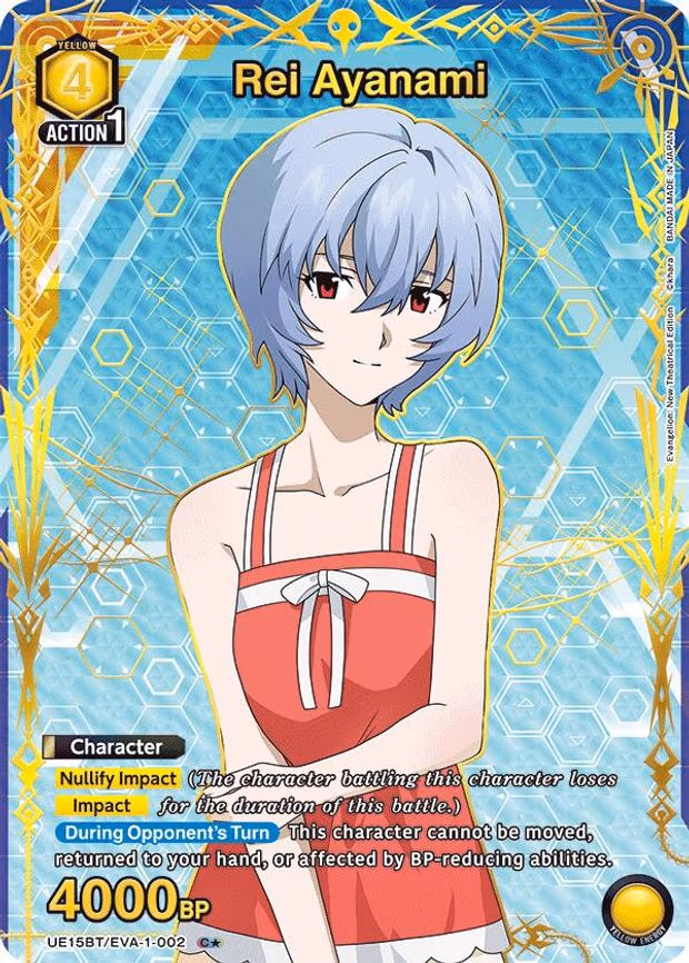 Rei Ayanami (002) (C - Common 1-Star (UE15BT/EVA-1-002)