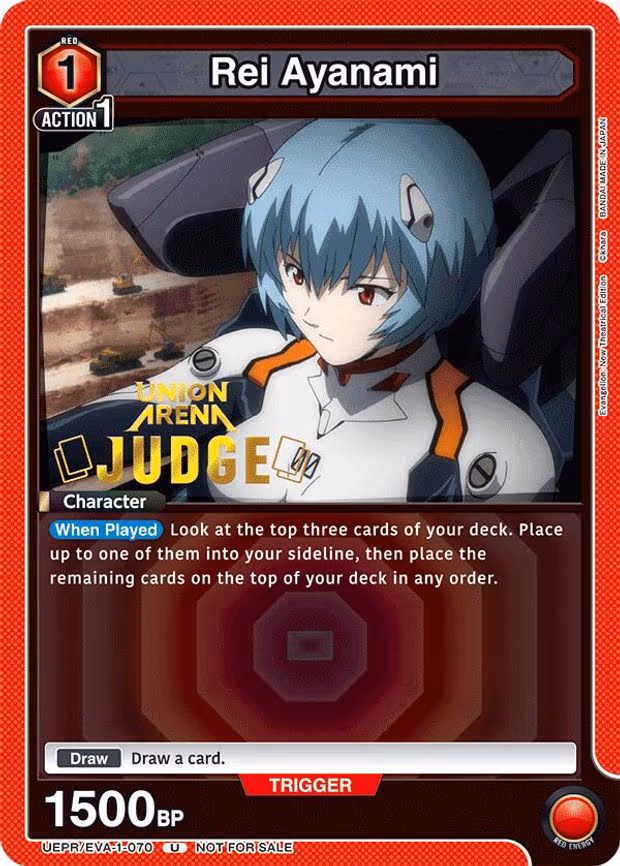 Rei Ayanami (Judge Pack) - Uncommon (UEPR/EVA-1-070)