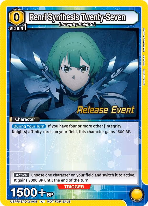 Renri Synthesis Twenty-Seven - Uncommon (UEPR/SAO-2-008)