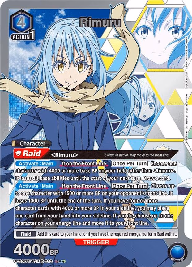 Rimuru (018) (SR - Super Rare 1-Star (UE20BT/TSK-2-018)