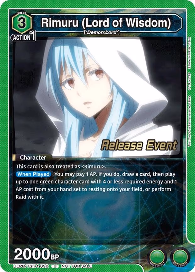 Rimuru (Lord of Wisdom) - Uncommon (UEPR/TSK-1-092)