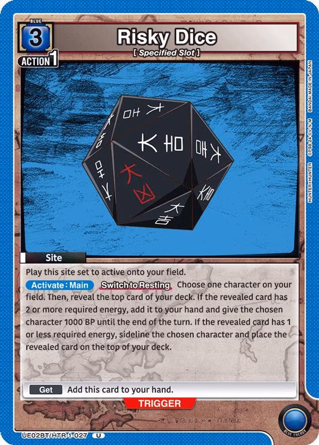 Risky Dice - Uncommon (UE02BT/HTR-1-027)
