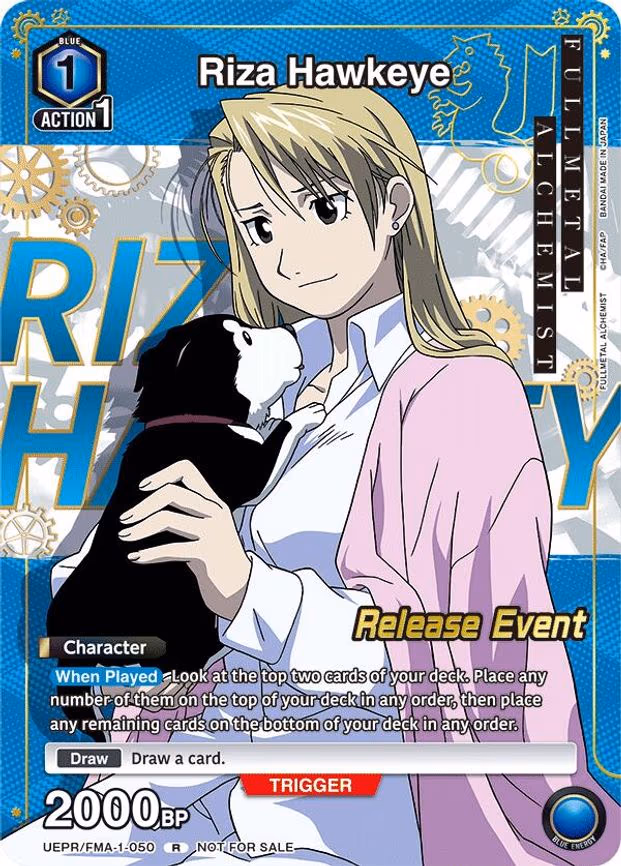 Riza Hawkeye (Release Event Participation) - Rare (UEPR/FMA-1-050)