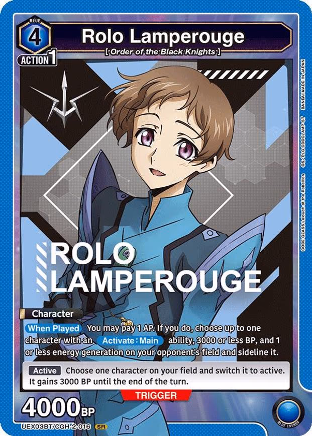 Rolo Lamperouge - Super Rare (UEX03BT/CGH-2-016)