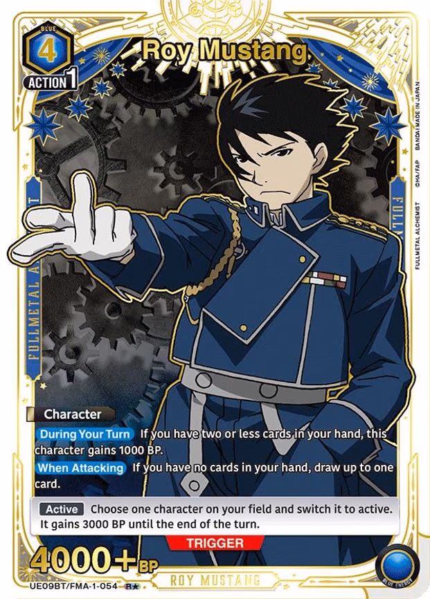 Roy Mustang (054) (R - Rare 1-Star (UE09BT/FMA-1-054)