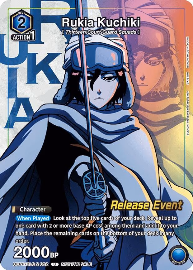 Rukia Kuchiki (Release Event Participation) - Uncommon (UEPR/BCV-1-032)