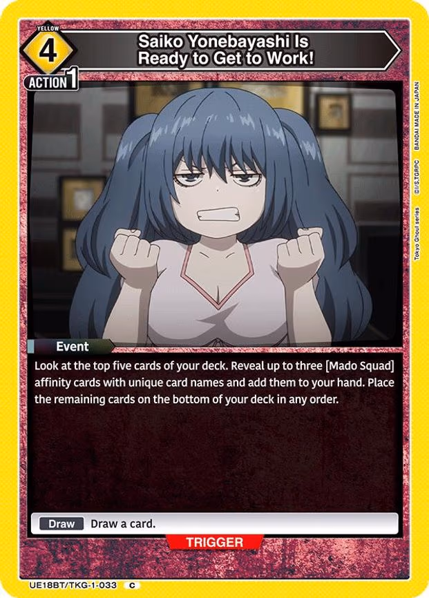 Saiko Yonebayashi Is Ready to Get to Work! - Common (UE18BT/TKG-1-033)