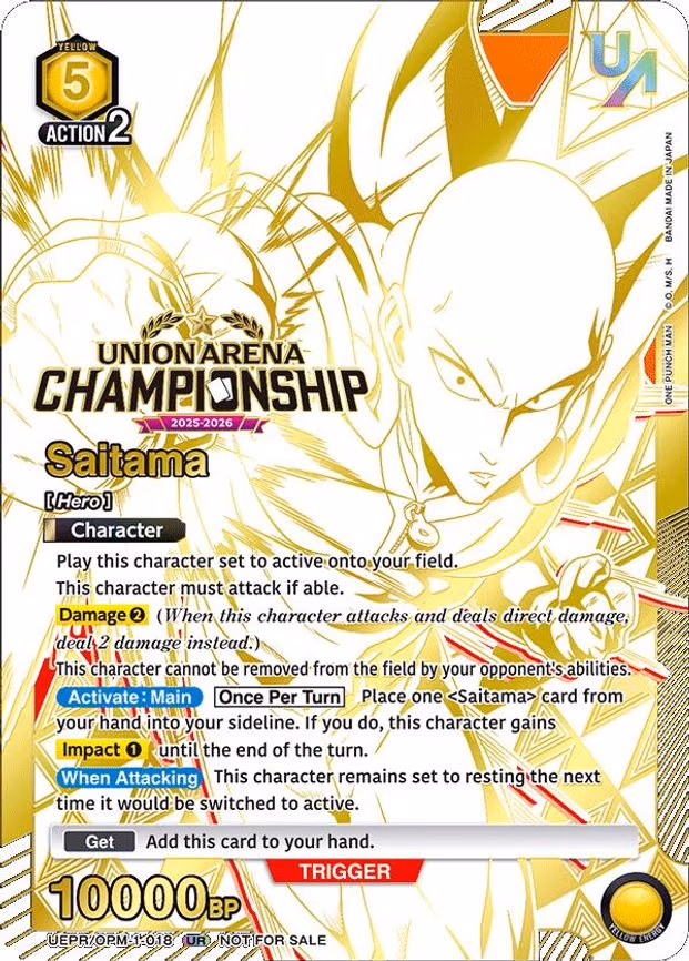 Saitama (Regionals 25-26) - Union Rare (UEPR/OPM-1-018)