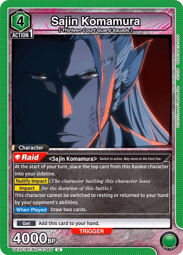 Sajin Komamura - Uncommon (UEX01BT/BLC-2-065)