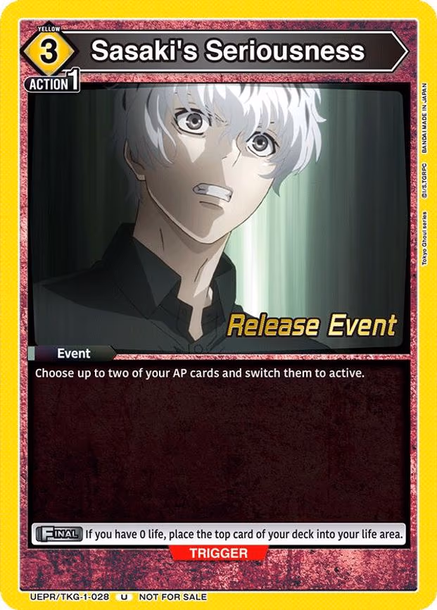 Sasaki's Seriousness - Uncommon (UEPR/TKG-1-028)