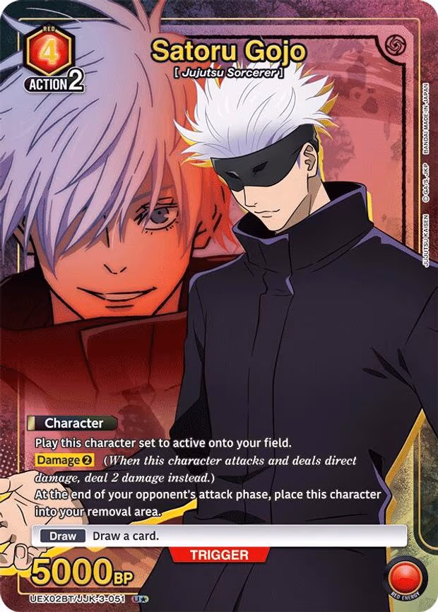 Satoru Gojo (051) (U - Uncommon 1-Star (UEX02BT/JJK-3-051)