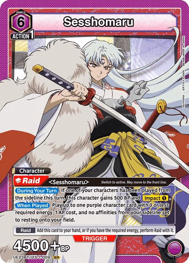 Sesshomaru - Super Rare (UE23BT/IYS-1-009)