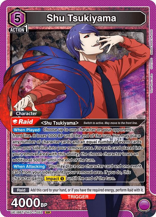 Shu Tsukiyama - Super Rare (UE18BT/TKG-1-052)