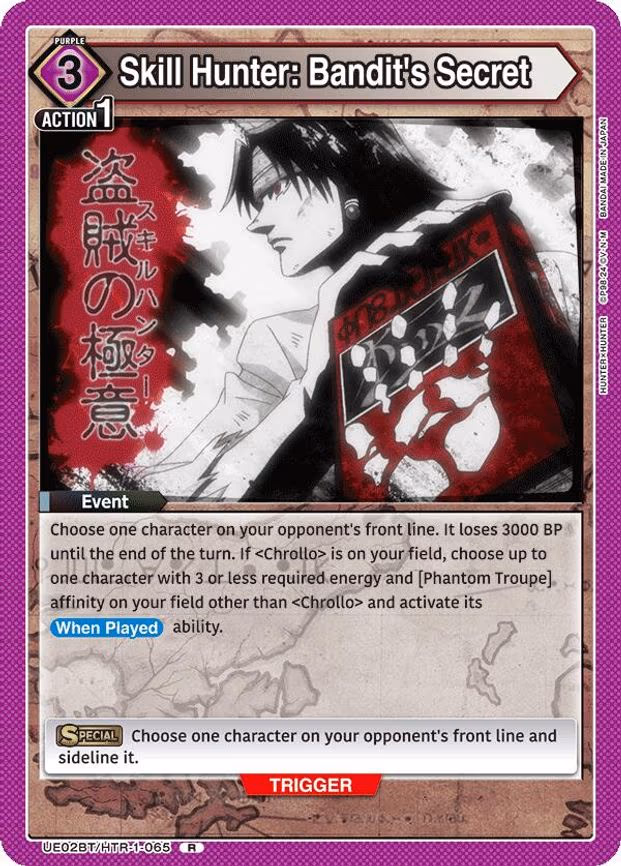 Skill Hunter: Bandit's Secret - Rare (UE02BT/HTR-1-065)