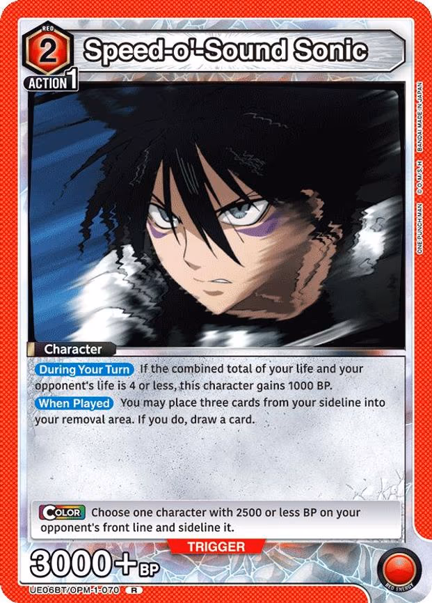 Speed-o'-Sound Sonic - Rare (UE06BT/OPM-1-070)