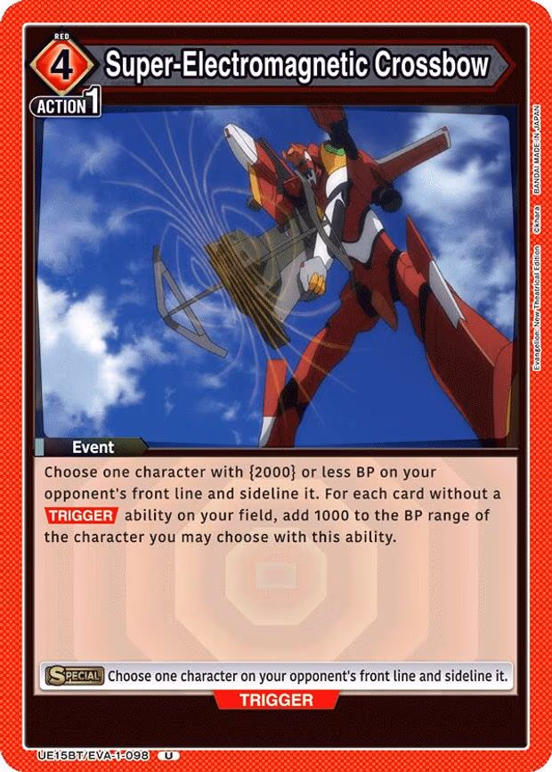 Super-Electromagnetic Crossbow - Uncommon (UE15BT/EVA-1-098)
