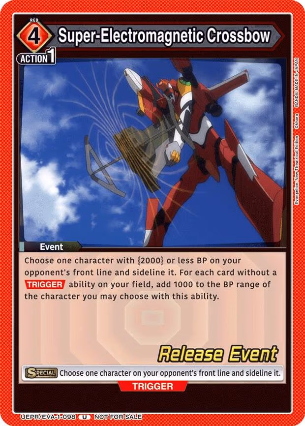 Super-Electromagnetic Crossbow - Uncommon (UEPR/EVA-1-098)